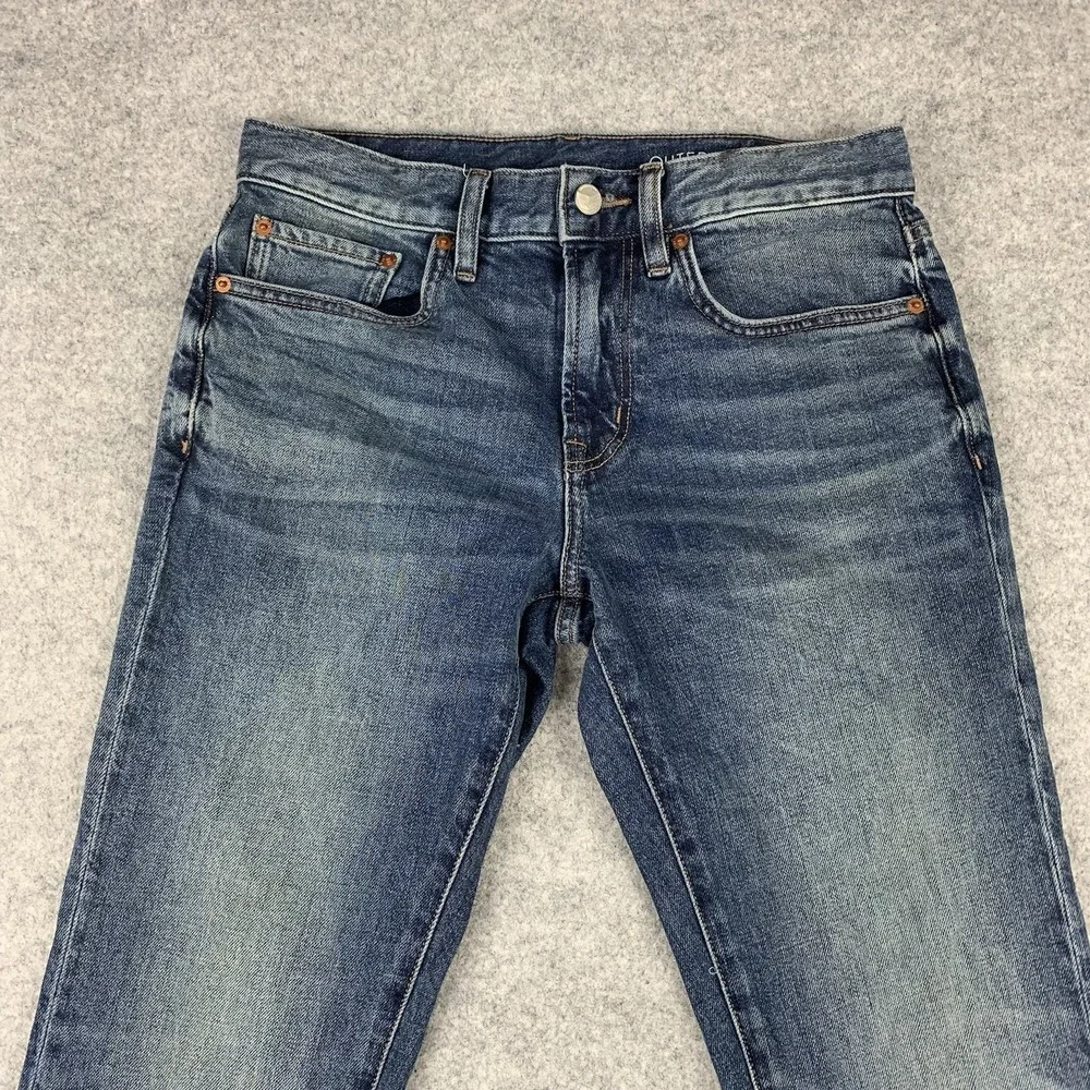 Outerknown Jeans Men 28x30 SEA Local Straight Whiskered Medium Wash Cotton